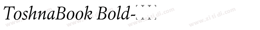 ToshnaBook Bold字体转换 ToshnaBook Bold字体转换